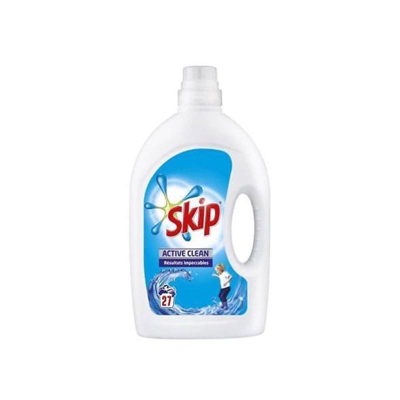 Skip Lessive Liquide Active Clean 27 Lavages – PANIERDOR