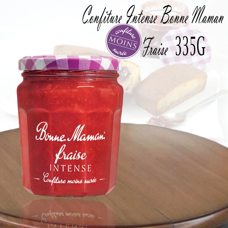 Bonne Maman Confiture Intense Fraise 335G – PANIERDOR